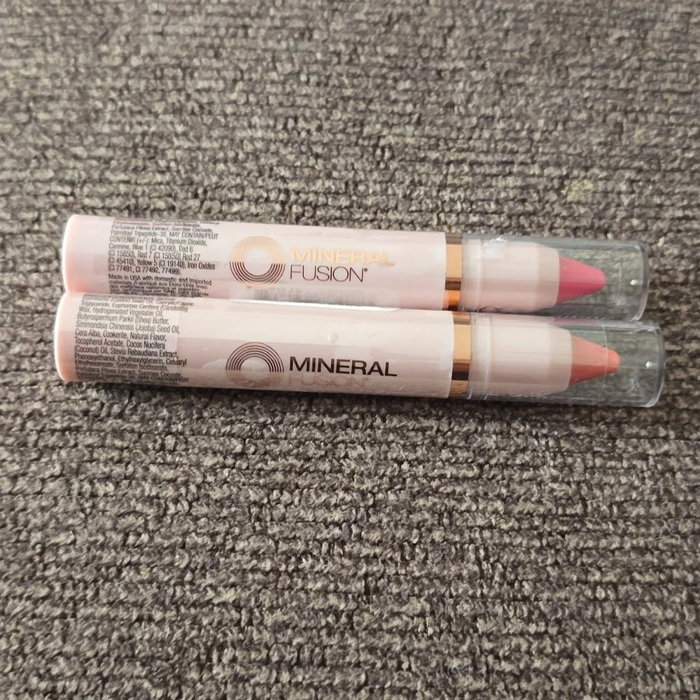 MINERAL FUSION BRAND WOMEN'S SHEER MOISTURE LIP TINT BUNDLE OF 2